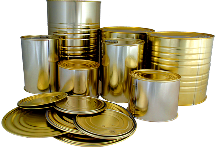 Tin cans & Twist-off caps image